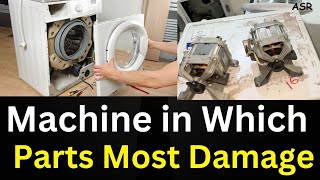 washing machine motor faulty how know motor winding faulty ya armature motor carbon brush testing [upl. by Myers]