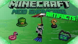 Artifacts Minecraft Mod Showcase Useful Items [upl. by Tindall]