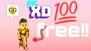 How to get PKXD Admin Armor for free 🥳😱 PKXD golden Armor for free 😱 [upl. by Ardnosal]