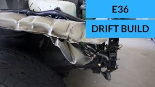 E36 DRIFT BUILD PART1 REMOVING CRASH BAR AND RADIATOR SUPPORT [upl. by Stacia]