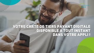 Votre carte de tiers payant digitale disponible a tout moment dans votre appli Intérimaires Santé [upl. by Lleuqram251]