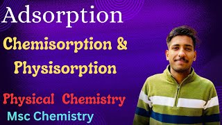 Adsorption  Chemical ampphysical adsorption Surface ChemistryMsc Physical Chemistry Pervious year [upl. by Inoek]