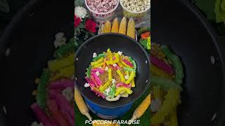 POPCORN PARADISE WITH LONG SNACKS corn popcorn shorts youtubeshorts [upl. by Ahtelat665]