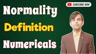 normality tricks in hindi  normality tricks in hind  normality numericals class 12  One Shot [upl. by Enialahs275]