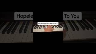 Olivia NewtonJohnHopelessly Devoted To YouPiano Cover [upl. by Damour]