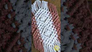 Tutorial👆Descanso de Panela em Macramê tutorialmacrame macrame macrametutorial [upl. by Notsnorb]