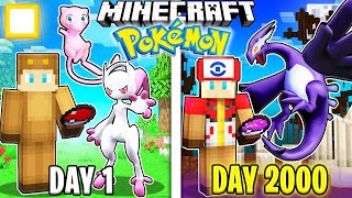 I Survived 2000 Days in Minecraft POKEMON Movie [upl. by Belia529]