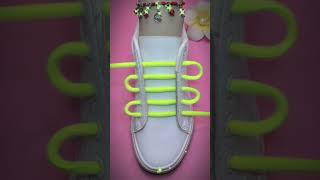 How to stylish tie shoe laces  Tie your shoes  Shoelacing styles shoes shoelaces shoelacing [upl. by Joashus]