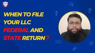 When to file your LLC Federal and State return video  Question 4  US Tax Preparer Course 2024 [upl. by Odraode]