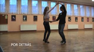 5 FIGURAS DE NIVEL BASICO BACHATA CLASS [upl. by Natalie862]