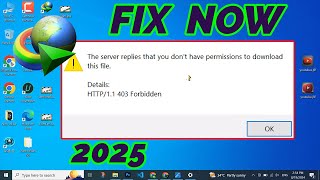 How to Fix Http11 403 Forbidden IDM Error [upl. by Esmond169]