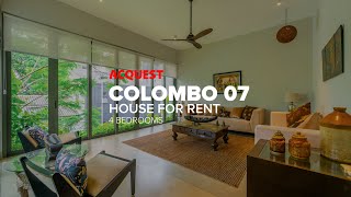 RENT  4 Bedroom House  Colombo 07 [upl. by Agler303]