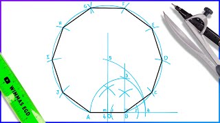 How to draw a Decagon [upl. by Chuah14]