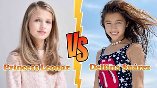 DELFINA SUÁREZ Luis Suárezs Daughter VS PRINCESS LEONOR Transformation ★ From Baby To 2023 [upl. by Kwarteng]