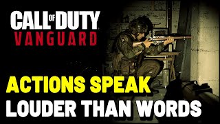 Call of Duty Vanguard ACTIONS SPEAK LOUDER THAN WORDS Trophy  Achievement Guide [upl. by Arundel]