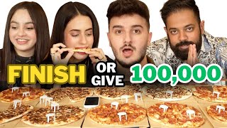 Finish FOOD or give 100000 to a SUBSCRIBER [upl. by Alrad]