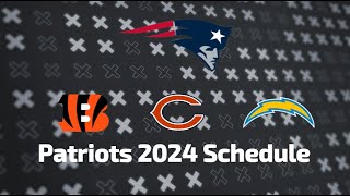 Patriots 20242025 Schedule Release All Opponents for NEXT SEASON [upl. by Doreg]