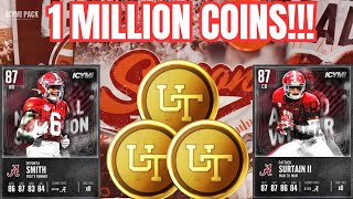 HUGE PACK OPENING 1 MILLION COINS ICYMI PACK OPENING College Football 25 Ultimate Team [upl. by Normalie]