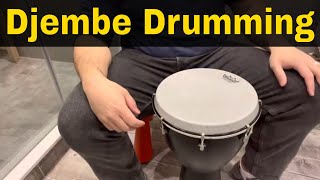 5 Djembe Drumming Beats For Beginners [upl. by Enomyar617]