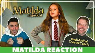 Real Musical Theater Coach Reacts to MATILDA THE MUSICAL  First Time Watching  Matilda Reaction [upl. by Junius100]