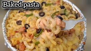 Baked pasta without oven  pasta kaise banate hain  how to make pasta at home easy [upl. by Adam186]