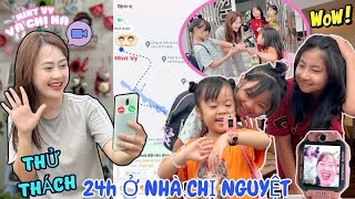 Em Mint Vy Và Chị Na Thử Thách 24h Ở Nhà Chị Nguyệt [upl. by Anderegg341]