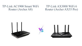 TPLink AC1900 vs AX3000 WiFi 6 Router Comparison 📶🔥 [upl. by Whiffen]