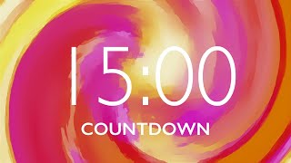 15 Minute Classroom Timer with Relaxing Music and Alarm 🎵⏰ [upl. by Aurthur]