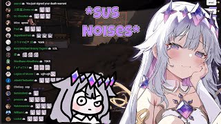 Biboo Sus noises makes her chat go crazy [upl. by Einnalem]