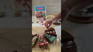 Kuchen zur Einschulung  SchultütenKuchen  Rezept von Kinderleichte Becherküche [upl. by Atilek52]