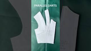 Designing with darts Parallel darts darts pattern patternmaking creative patterncutting [upl. by Earahs327]