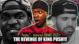 Pusha T  Infrared DRAKE DISS DAYTONA REACTION [upl. by Grethel]