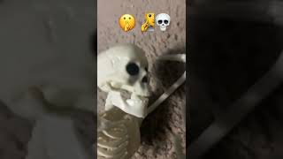 mewing skeleton 🤫🧏 [upl. by Anikram291]