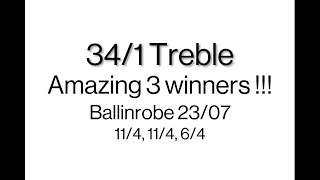 341 Treble at Ballinrobe on 2307 [upl. by Bartlett]