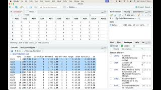 Como obtener Descriptivos en RStudio [upl. by Wiltz]