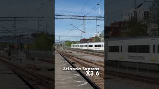 Arlanda Express X3 6  Upplands Väsby [upl. by Tisha]