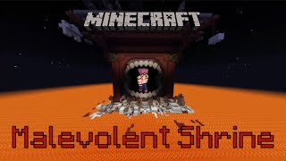 JJK Malevolent Shrine but in Minecraft Build Showcase [upl. by Mann]