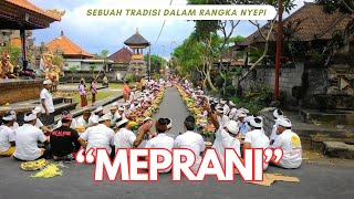 TRADISI MEPRANI DALAM RANGKA NYEPI DI TEBONGKANG UBUD [upl. by Darra96]