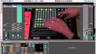 FX Stepper Akai APC40 Step sequencer for Effects in Ableton Live [upl. by Aitercal976]