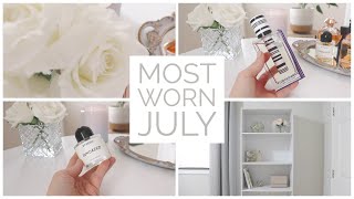 Most Worn Perfumes July 2021 [upl. by Alyar]