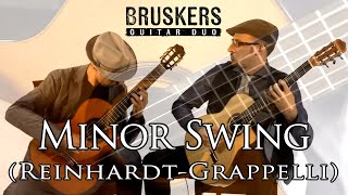 Minor Swing  Bruskers Guitar Duo [upl. by Eixor]