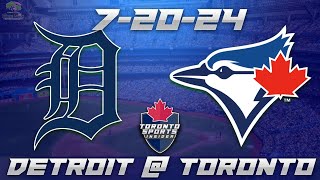 72024 Detroit Tigers vs Toronto Blue Jays Game Audio  MLB LIVE Streamcast amp Chat [upl. by Gascony]