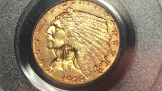 My Favorite Coins 241 USA 2 50 1928 PCGS MS64 [upl. by Demy]