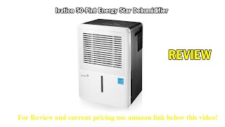 Review Ivation Energy Star Compressor Dehumidifier for Spaces Up to 4500 Sq Ft Includes Programm [upl. by Metah116]