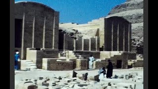 🇪🇬super8 1980s Saqqara Necropolis Egypt [upl. by Carder]