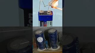 Super diy dcmotor experiment lighter science scienceexperiment lifehacks [upl. by Ydok81]