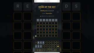 Binance Crypto WODL Answer Today  Word Of The Day  TaptoEarn Theme [upl. by Ahsinan]