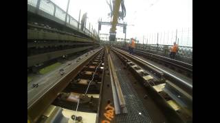 ANRIC RAIL 138 Rail Bug Hi Rail Excavavator Sydney Harbour Bridge [upl. by Lebazi]