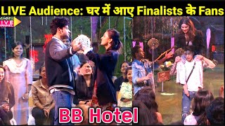 Bigg Boss 15 LIVE Audience ENTERS BB HOUSE KaranTejasswis ROMANTIC Dance Pratik LIFTS Shamita [upl. by Ennaeiluj]