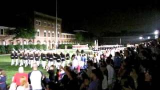 Marine Barracks Evening Parade 5 7102011 [upl. by Noelyn37]